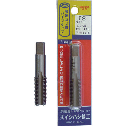 ＩＳ　パック入　管用タップ　１／４ＰＦ　P-S-PT-1/4 PF　1 本