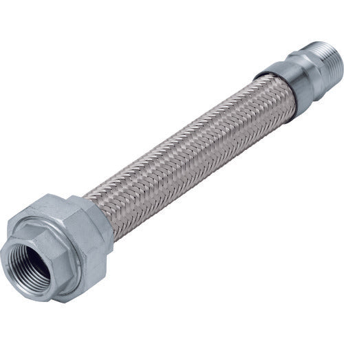 ＮＦＫ　ユニオン・ニップル式フレキシブルホース　継手ＳＵＳ３０４（ＡＬＬＳＵＳ３０４）　２０Ａ×３００Ｌ　NK-1900/SUS304-20A-300L　1 本