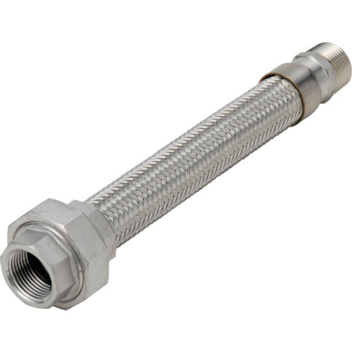 ＮＦＫ　ユニオン・ニップル式フレキシブルホース　継手ＳＵＳ３０４（ＡＬＬＳＵＳ３０４）　５０Ａ×５００Ｌ　NK-1900/SUS304-50A-500L　1 本