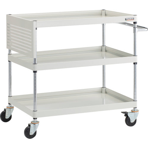 ＴＲＵＳＣＯ　ツールワゴン　ファルコンワゴン　９００Ｘ６００　短パネル付　ホワイト　FAW-993PS-W　1 台