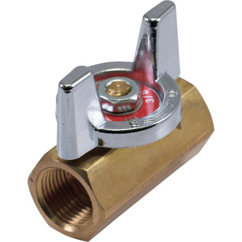 ＨＡＭＡＩ　エアー（水）抜き穴付き　黄銅製ボールバルブ　BBS-61-08RC　1 個