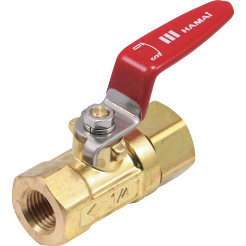 HAMAI Standard Bore Brass Ball Valve RBS-43-08RC 1 pc