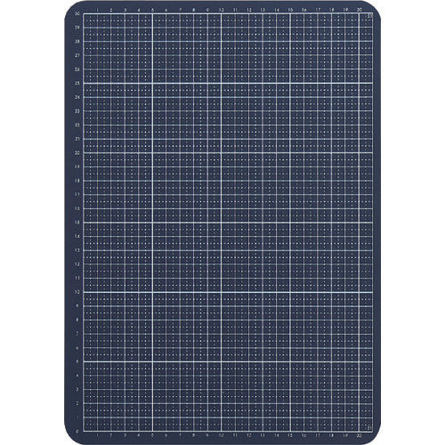 KING JIM Small foldable wide cutter mat, navy, 7804-NV, 1 piece