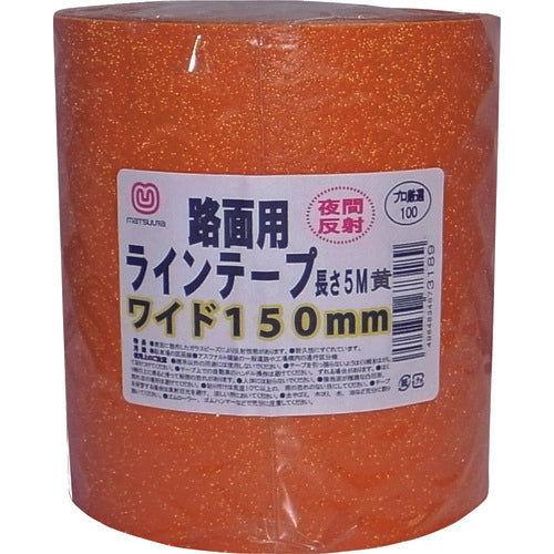 Matsuura Road Reflective Line Tape 150mm x 5m Yellow MT RHR1505Y 1 Roll