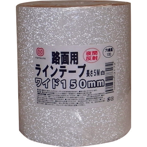 Matsuura Road Reflective Line Tape 150mm x 5m White MT RHR1505W 1 Roll