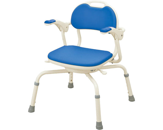 Anju Shower bench with armrests "Mawarukun" / 536-190 Blue 1 unit