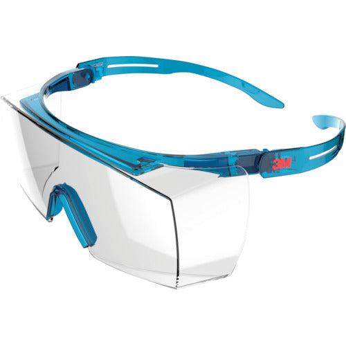 ３Ｍ　セキュアフィット　保護めがね　クリア　ＳＦ３７０１ＡＳ−ＢＬＵ　Ｎ　SF3701AS-BLU N　1 個