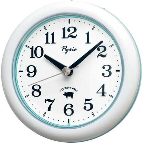 SEIKO Kitchen &amp; Bath Clock NA613W White Diameter 123mm NA613W 1 piece