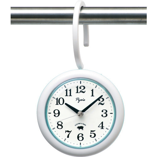 SEIKO Kitchen &amp; Bath Clock NA613W White Diameter 123mm NA613W 1 piece