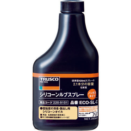 ＴＲＵＳＣＯ　αシリコンルブノンガスタイプ　替ボトル　３５０ｍｌ　ECO-SL-C　1 本