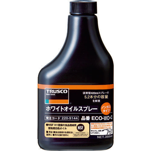 TRUSCO Alpha White Oil Non-Gas Type Replacement Bottle 350ml ECO-WO-C 1 Bottle