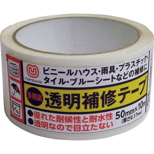 Matsuura Multi-purpose Transparent Repair Tape 50mm x 10m M-HT5010 1 roll