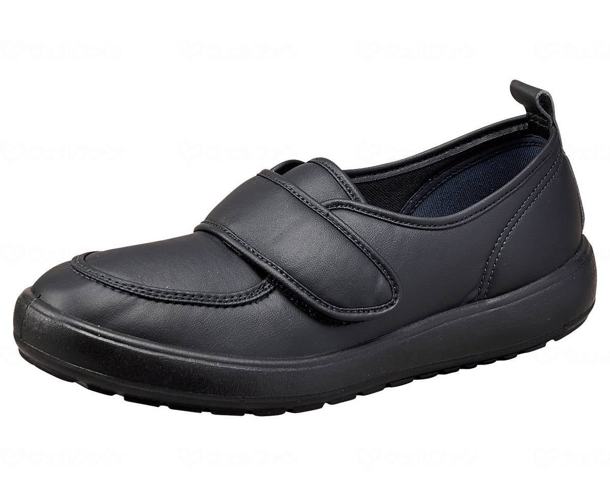 ムーンスターMS大人の上履き04 ﾌﾞﾗｯｸ 22.0