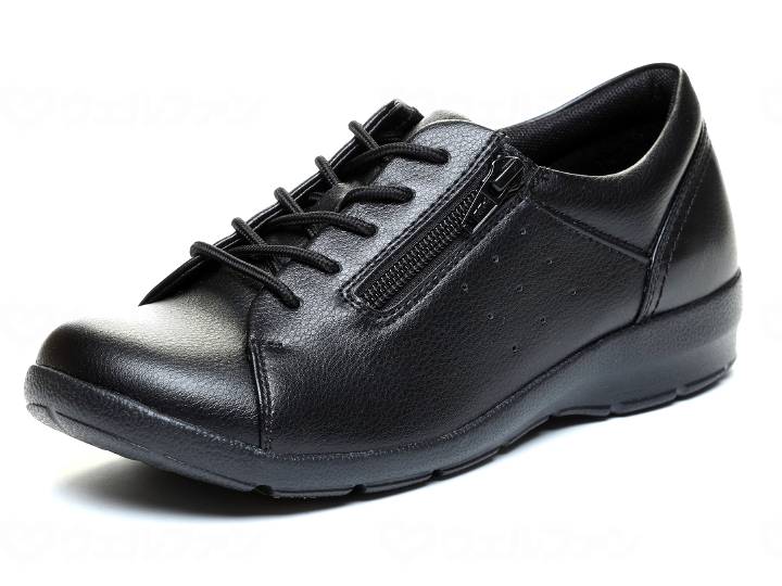 ムーンスターEVE 313 ﾌﾞﾗｯｸ 24.5