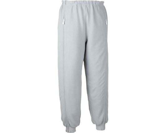 Square knit full-length trousers with ribbed cuffs LL / 5111 Grey 1 piece