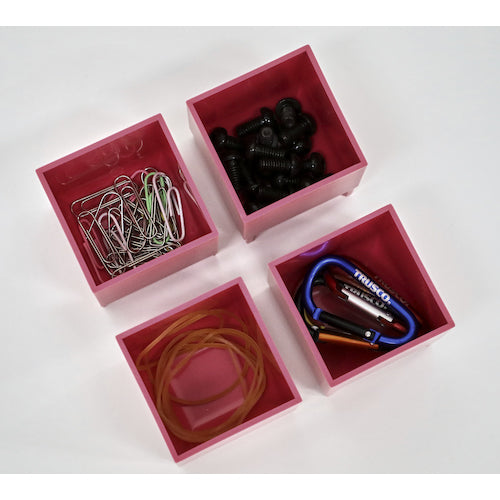 TRUSCO Plastic Box A Size 50X50X55 (4 pieces) PT-A4 1 bag