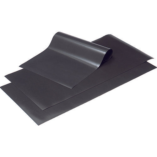 INOAC High density urethane sheet, equipment foot rubber, black, 2 x 500 x 1000, black, MX48HF2, 1 sheet