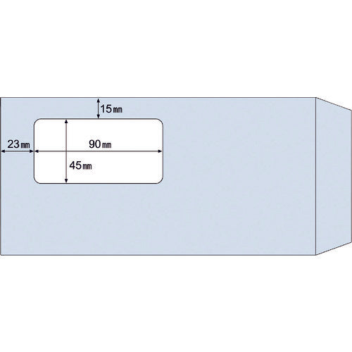 Hisago Window Envelope A4 Tri-Fold (Long 6) / Aqua MF16 1 PK