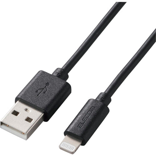 エレコム　Ｌｉｇｈｔｎｉｎｇケーブル　スタンダード　１．０ｍ　ブラック　MPA-UALO10BK　1 本