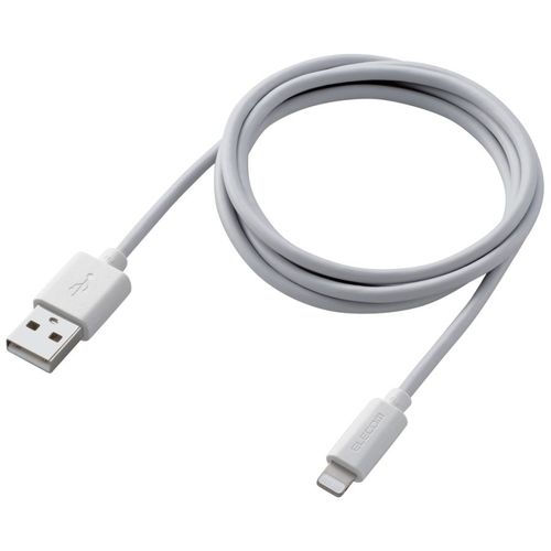 エレコム　Ｌｉｇｈｔｎｉｎｇケーブル　スタンダード　１．０ｍ　ホワイト　MPA-UALA10WH　1 本