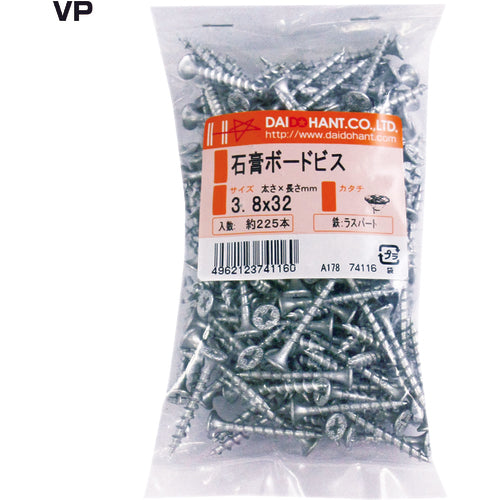 DAIDOHANT VP 석고 보드 나사 3.9x28 (232개입) 10174115 1봉