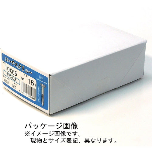 DAIDOHANT 스테인리스 코치 스크류 6x75(10마리)(25개) 00040487 1상자