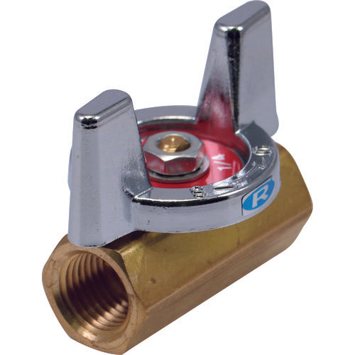 HAMAI RoHS 10 Substance Compliant Brass Ball Valve (Butterfly Handle) BBS-A06-10RC 1 pc