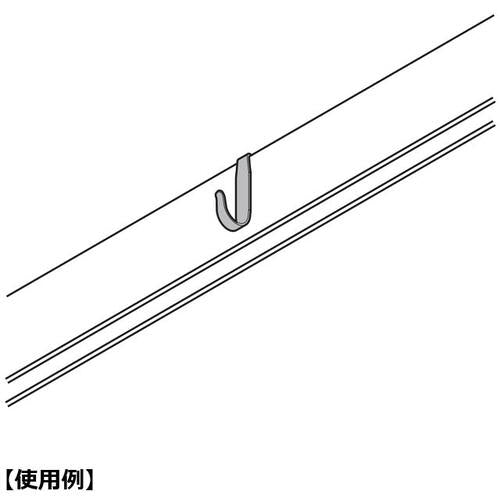 ＳＵＧＡＴＳＵＮＥ　（１１００２０００５）ＲＮ−５０／ステンレス鋼製長押フック　RN-50　1 個