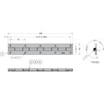 SUGATSUNE (170037315) HG-TLS30-50-300 / Torque long hinge HG-TLS30-50-300 1 piece