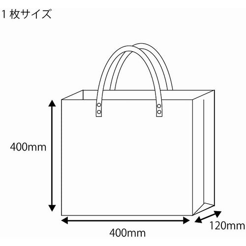 シモジマ　透明バッグ　大　１０枚入り　006464010　1 袋