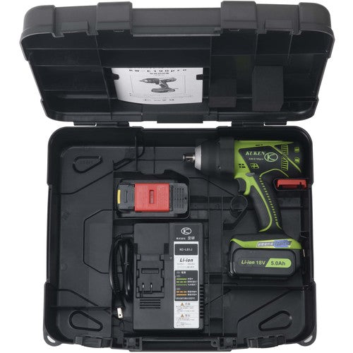 KUKEN Rechargeable Impact Wrench Full Set KW-E190PRO5F 1 unit