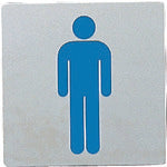 HIKARI Stainless Steel Sign Plate Man Mark KS895-9 1 piece