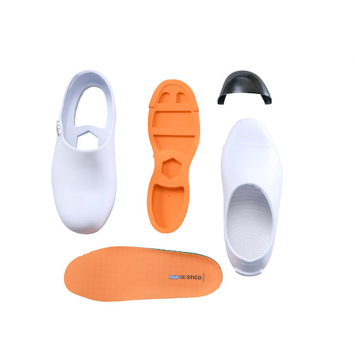 스티코 선심들이 방활 슈즈 STICO 26CM 화이트 NEC-10A-WH-26 1 다리