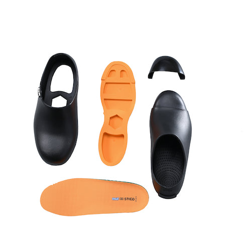 스티코 선심들이 방활 슈즈 STICO 21CM 블랙 NEC-10A-BK-21 1 다리