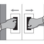 ＳＵＧＡＴＳＵＮＥ　（１０００３７０２６）ＨＨ−ＵＤ１５６ＳＨ／埋込両引取手　HH-UD156SH　1 個