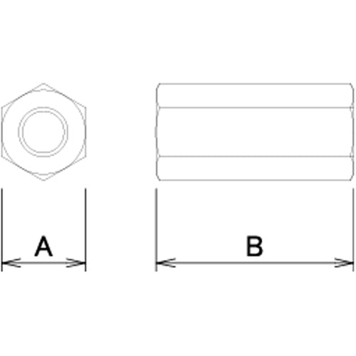 ＤＡＩＤОＨＡＮＴ　ステンレス　長ナット　５／１６ｘ３０　10102733　1 個