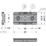 SUGATSUNE (190037639) MR-30CNB 미니 가이드 캐리지 MR-30CNB 1 개