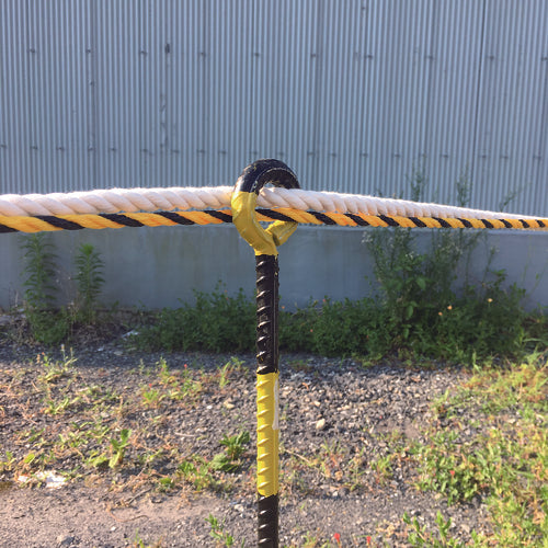 DAIDO HANT Colored irregular rope stopper, round, 13 x 900, brown, 10168006, 1 piece