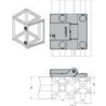 ＳＵＧＡＴＳＵＮＥ　（１７００４６２７３）ＨＧ−ＪＶ６５−Ｓ−ＬＧＲソフトクローズヒンジ　HG-JV65-S-LGR　1 個