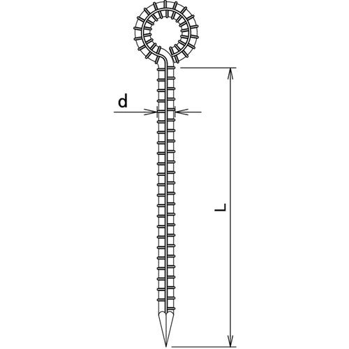 ＤＡＩＤОＨＡＮＴ　カラー　異形ロープ止め　丸型　１３×１５００　ゼブラ　（黄・黒）　10168000　1 本