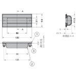 ＳＵＧＡＴＳＵＮＥ　（１０００３７０２５）ＨＨ−ＵＤ１２０ＳＭ／埋込両引取手　HH-UD120SM　1 個