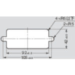 ＳＵＧＡＴＳＵＮＥ　（１０００３７０２５）ＨＨ−ＵＤ１２０ＳＭ／埋込両引取手　HH-UD120SM　1 個