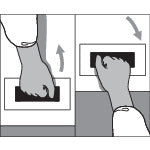 ＳＵＧＡＴＳＵＮＥ　（１０００３７０２５）ＨＨ−ＵＤ１２０ＳＭ／埋込両引取手　HH-UD120SM　1 個