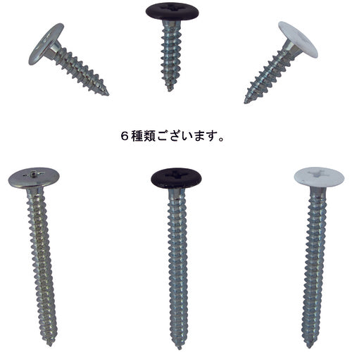 ＤＡＩＤОＨＡＮＴ　１×４サポート専用ビス　頭白　３ｘ１２　10179752　1 袋