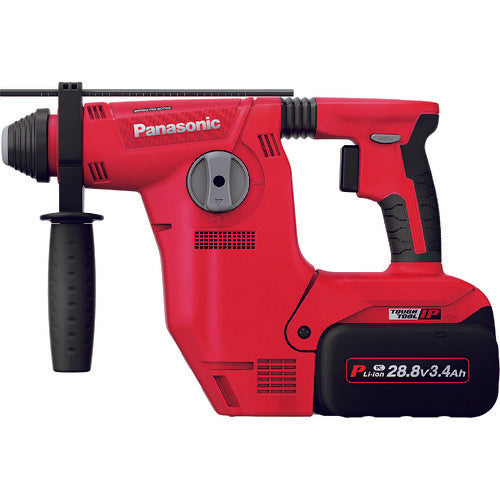 Panasonic 28.8V 충전 해머 드릴 집진 없음 세트 레드 EZ7881PC2S-R 1대