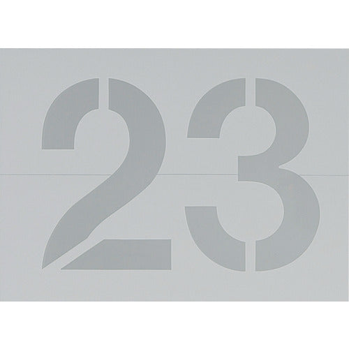 Light Template Numbers (5 sheets) TP555-1 1 set