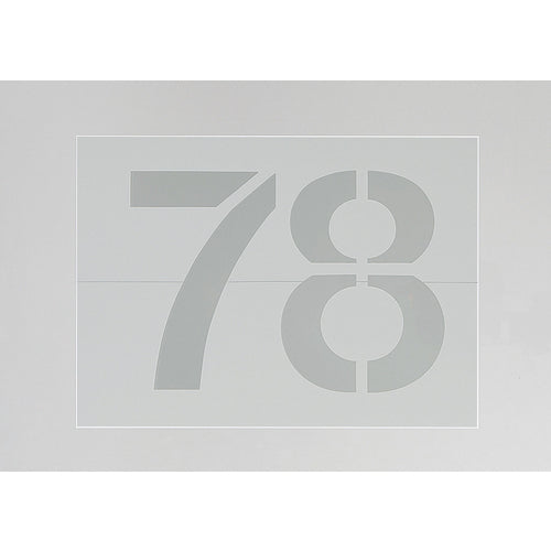 Light Template Numbers (5 sheets) TP555-1 1 set