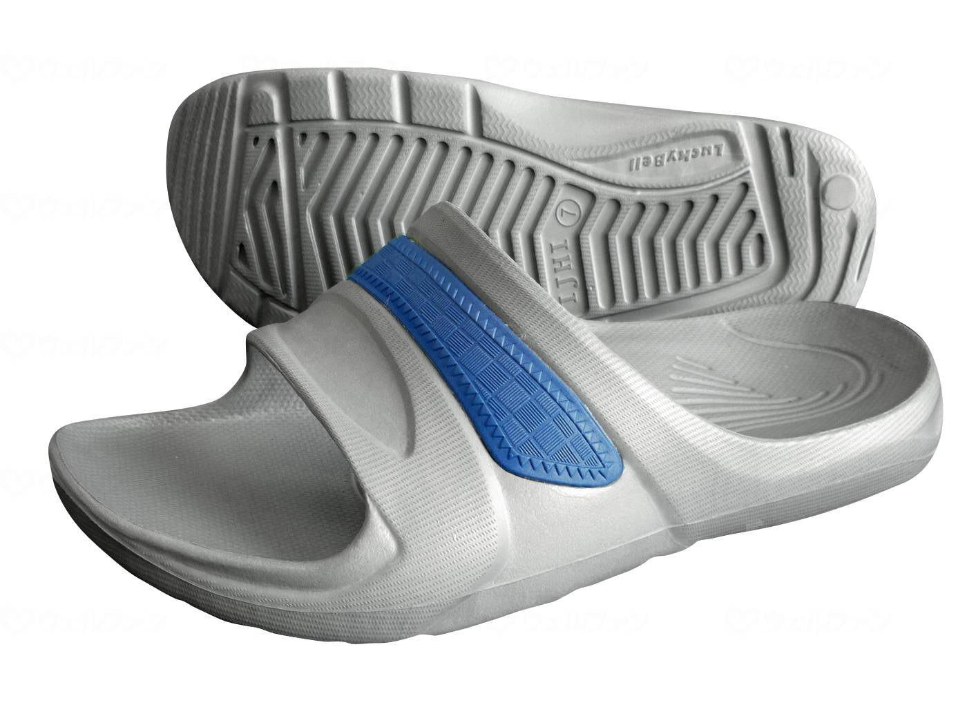 ラッキーベル楽ぴたサンダル LS-3 ﾌﾞﾙｰ 5号