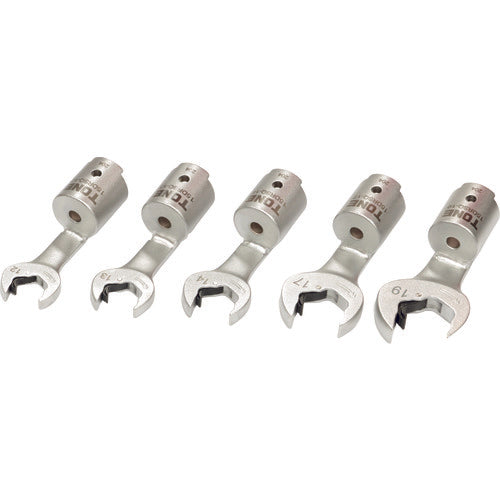 TONE 교환식 토크 렌치용 교환 퀵 스패너 헤드셋 T19D 시리즈 4점 세트 19DRSQ40 1 S