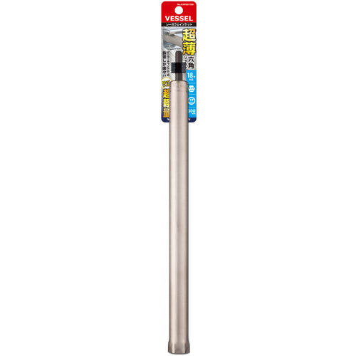 ＶＥＳＳＥＬ　レースウェイソケット　ＫＡＲ２０１７３０　対辺１７　全長３００ｍｍ　KAR201730　1 個